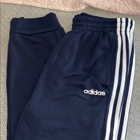 navy adidas joggers